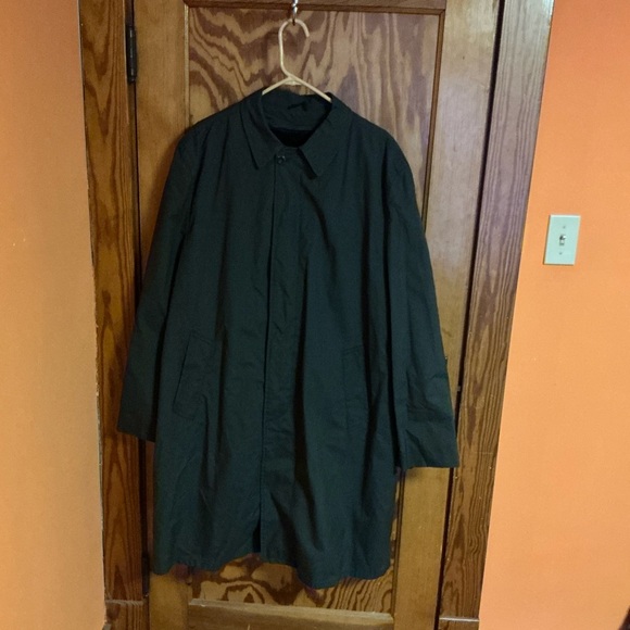 Vintage 1960s–70s Menswear All Weather Long Coat Single Breasted - Picture 10 of 12